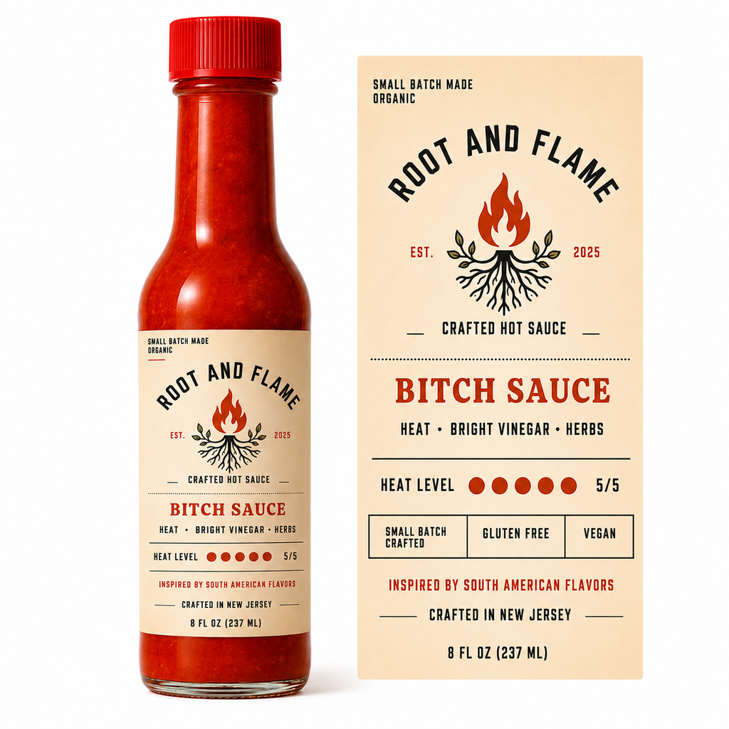 Root &amp; Flame Bitch Sauce – Crafted Hot Sauce