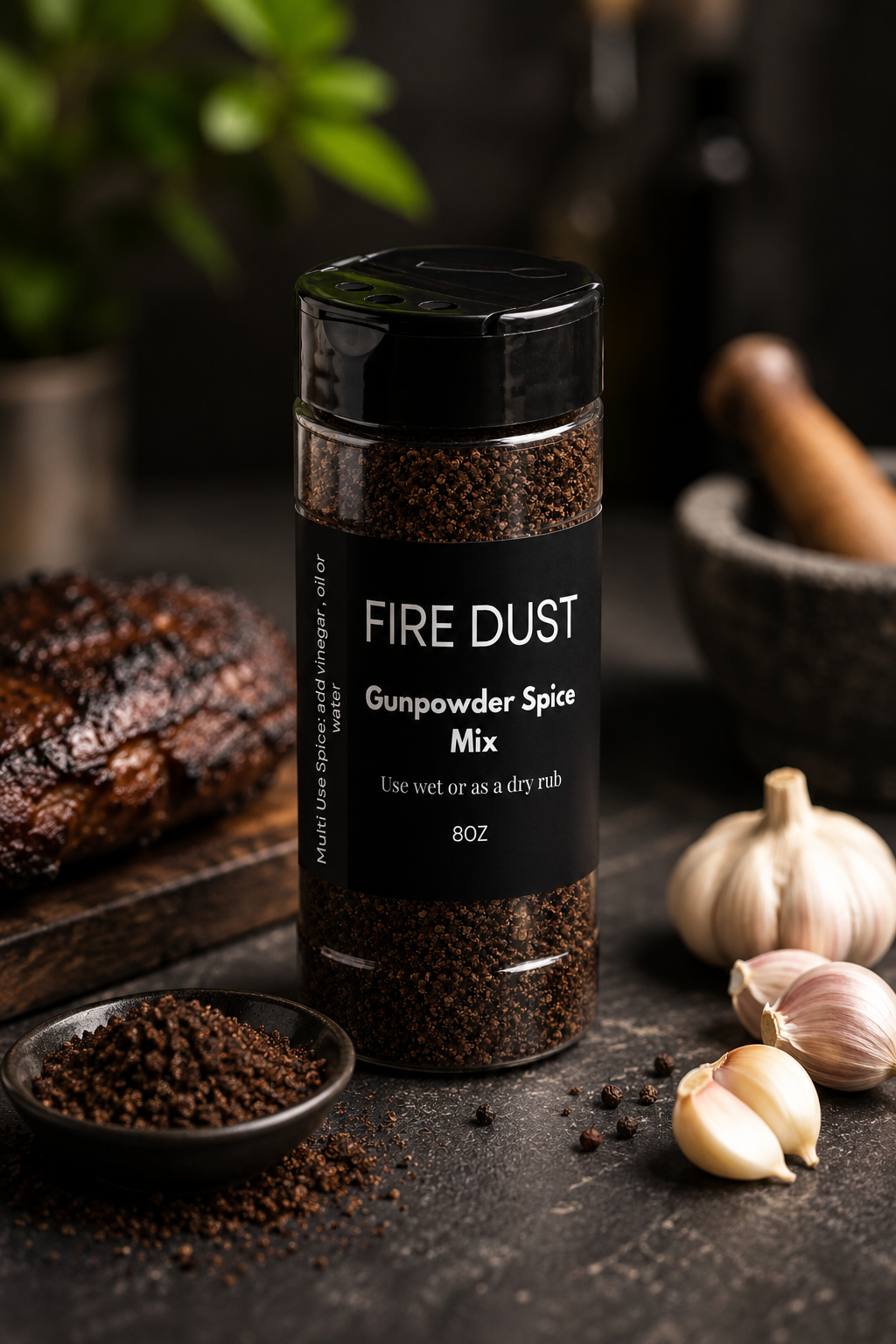 Root and Flame - FIRE DUST™ Gunpowder Spice Mix - 10 OZ
