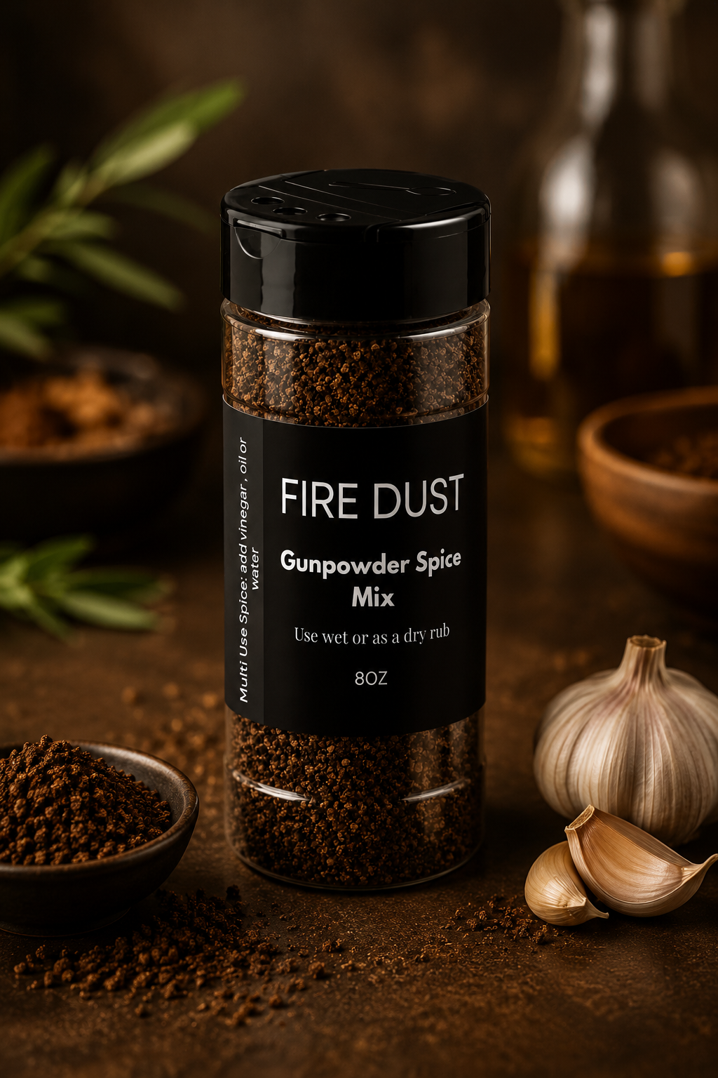 Root and Flame - FIRE DUST™ Gunpowder Spice Mix - 10 OZ