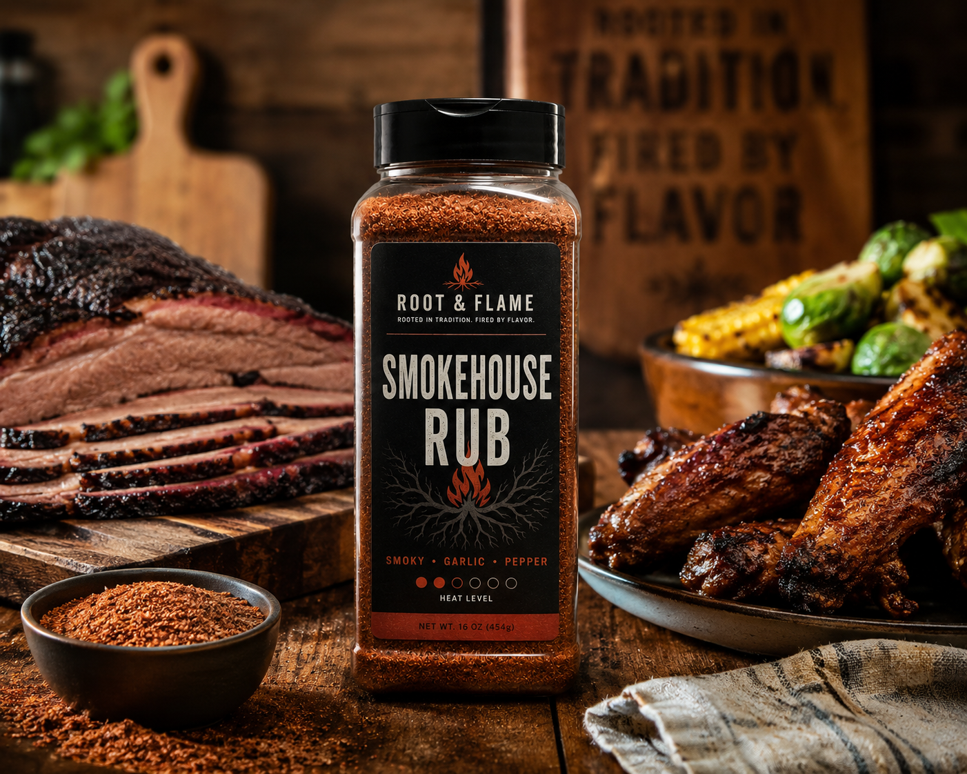 Roots & Flame Smokehouse Rub