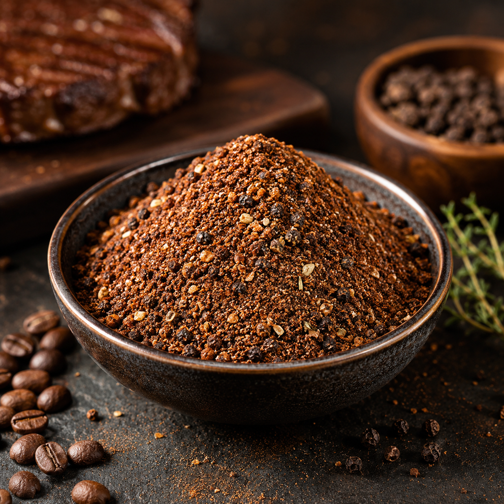 Root and Flames Coffee Steak Rub – 10 oz
