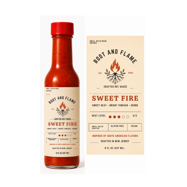 Root & Flame - Sweet Fire Hot Sauce