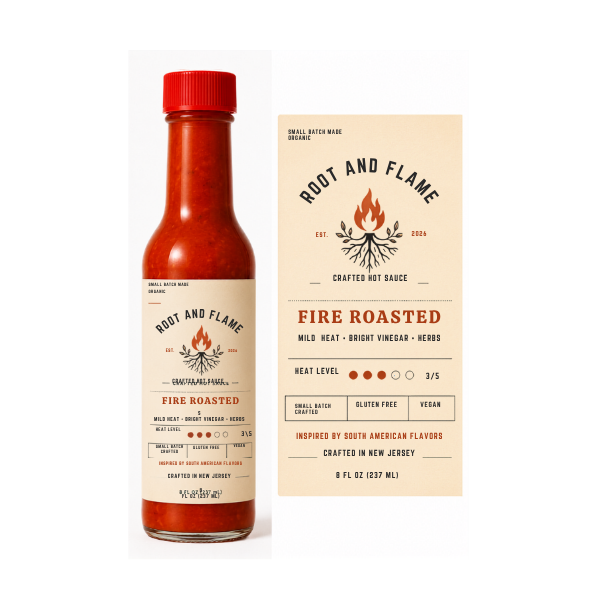 Fire Roast Hot Pepper Sauce – Smoky, Spicy & Irresistibly Bold